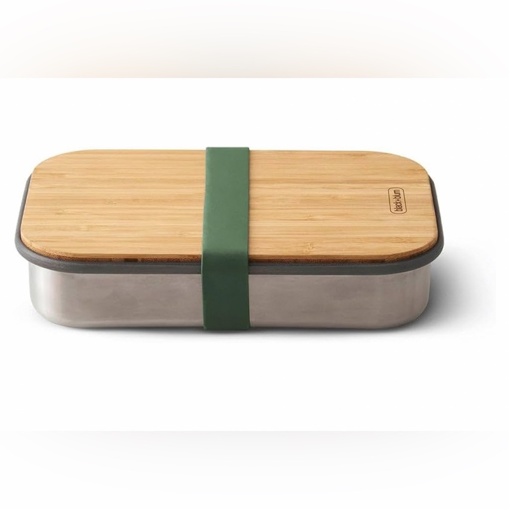 BLACK+BLUM Stainless Steel Sandwich Box with Bamboo Lid | 900ml | BNIB